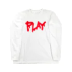 PLAY clothingのDRIP LOGO  R ① ロングスリーブTシャツ