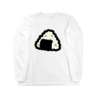 脂身通信Ｚの【両面プリント】のぼり旗♪おにぎり1910 Long Sleeve T-Shirt