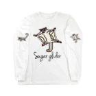 Hanagara animal cafeのSugar glider Long Sleeve T-Shirt