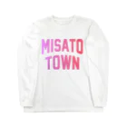 JIMOTOE Wear Local Japanの美里町 MISATO TOWN Long Sleeve T-Shirt