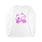 ReShellyのピンク/ネコ/肉球 Long Sleeve T-Shirt