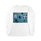 zimei-diary のジャワ小花更紗 Long Sleeve T-Shirt