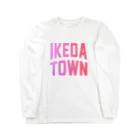 JIMOTOE Wear Local Japanの池田町 IKEDA TOWN Long Sleeve T-Shirt