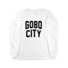 JIMOTOE Wear Local Japanの御坊市 GOBO CITY Long Sleeve T-Shirt