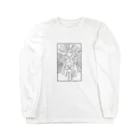 chicodeza by suzuriのライオンの線画マーク Long Sleeve T-Shirt