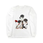 keeeeeep smilingの自撮り界隈女子 Long Sleeve T-Shirt