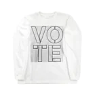 VOTE FOR YOUR RIGHTのVOTE FOR YOUR RIGHT ロングスリーブTシャツ