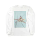 keeeeeep smilingの空活 Long Sleeve T-Shirt