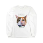 猫のイラスト屋さんのPARU ロングスリーブTシャツ