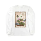 kitaooji shop SUZURI店のTraveling butterfly Long Sleeve T-Shirt