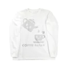 オトパンチマンのCoffee Break（Gray） Long Sleeve T-Shirt