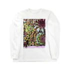シアン猫の植物図鑑のセンペルいっぱい ロングスリーブTシャツ