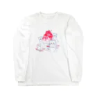 nya-mew（ニャーミュー）のかき氷大好き Long Sleeve T-Shirt