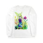 あおニャーマンの猫の少年 Long Sleeve T-Shirt