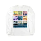 Teal Blue CoffeeのBest of Cafe music Long Sleeve T-Shirt