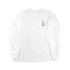 人間シリーズの人間起訴ロンT 白 Long Sleeve T-Shirt