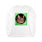 ぬくもふ屋　【猫 犬の似顔絵描き】のtora Long Sleeve T-Shirt