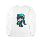 ケロケロワークスのドクロちゃん Long Sleeve T-Shirt