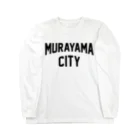 JIMOTOE Wear Local Japanの村山市 MURAYAMA CITY ロングスリーブTシャツ