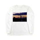 えびたろの札幌の夕日 Long Sleeve T-Shirt