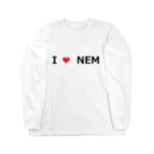 BBdesignのI Love NEM ロングスリーブTシャツ