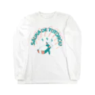 RIOT LONELY LAUNDRYのサウナペンギン Long Sleeve T-Shirt