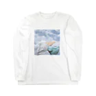 にゃーの店のソフトクリームと虎 Long Sleeve T-Shirt