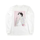 keeeeeep smilingの猫とチュッパチャプスと私 Long Sleeve T-Shirt