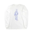 どんどこチャンスのOMISEの背中の文字を読んどいてね服 Long Sleeve T-Shirt