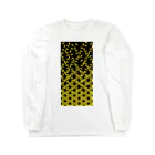 bonnylochの麻の葉_Yellow Long Sleeve T-Shirt