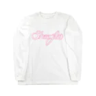 週刊少年ライジングサンズのShoogle(シューグル) Pink Line ロングスリーブTシャツ