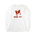 onehappinessのいちご　柴犬 Long Sleeve T-Shirt