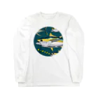 さちこの生物雑貨のキハダマグロ Long Sleeve T-Shirt