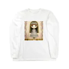 GirlyPopのStanding girl ロングスリーブTシャツ