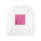 うさぎちゃんアイランドのストロー（黄色） Long Sleeve T-Shirt