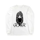 きくこショップのきくこモノクロシリーズ Long Sleeve T-Shirt