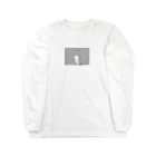 soyo11のゆるかわ恐竜 グレー Long Sleeve T-Shirt