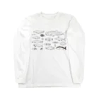 ななめやの魚群 Long Sleeve T-Shirt