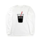 plum.jpのICE COFFEE(red) ロングスリーブTシャツ