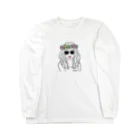 plum.jpのサングラス・ガール(フラワー) Long Sleeve T-Shirt