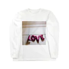 rainnyのbig love ロングスリーブTシャツ