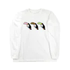 はしもとはしこの【ロンT】ドットチョコバナナオオハシ Long Sleeve T-Shirt