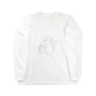 遣隋使の書斎のまじめなねこ Long Sleeve T-Shirt