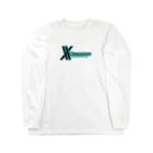 X-Dimensions team goodsのlogo arrange3 ロングスリーブTシャツ