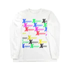 X-Dimensions team goodsのlogo arrange5 ロングスリーブTシャツ