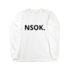 イケイケart teacherのNSOK. ロングスリーブTシャツ