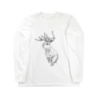 ●mugi to hana●のJackalope× Long Sleeve T-Shirt