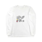 閉店ガラガラ百貨店のはしごガール Long Sleeve T-Shirt