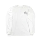 mayon's animal shopのバイクTシャツ　レトロなダックス Long Sleeve T-Shirt