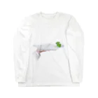 FLOAT MUSICの皿に残ったパセリ Long Sleeve T-Shirt